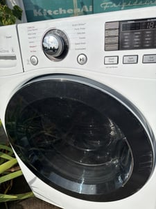 Front load white washer and dryer set - $899.00 - LG-WD-0000138