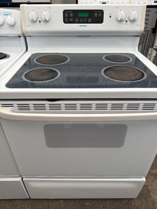 Hotpoint glass top white range - $349.00 - HP-RG-0000088