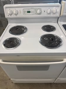 GE spectra white coil top range - $299.00 - GE-RG-0000255