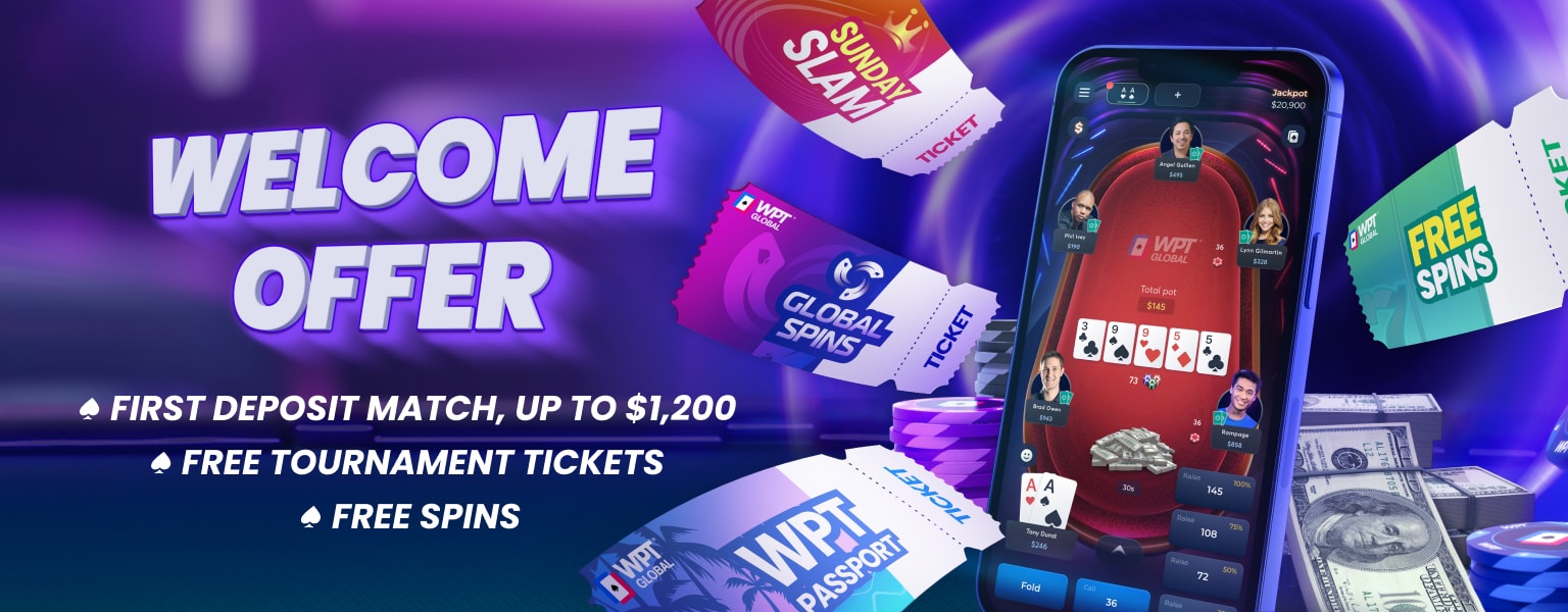 Poker Bonus: First Deposit Match & Free Tournament Tickets