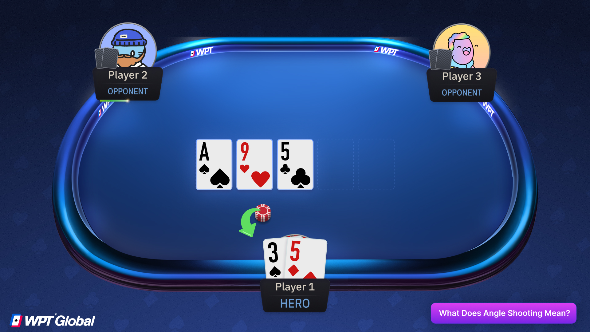 Poker player angle shooting by acting out of turn to gain an edge