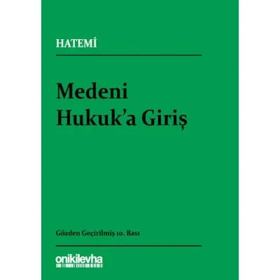 Medeni Hukuk’a Giriş