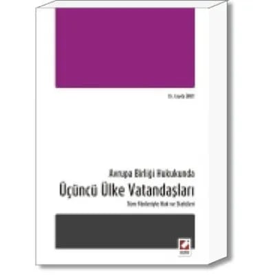 Avrupa Birliği Hukukunda Üçüncü Ülke Vatandaşları