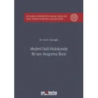 Medeni Usul Hukukunda Re'sen Araştırma İlkesi