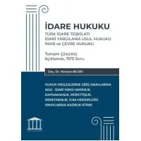 İdare Hukuku - Türk İdare Teşkilatı, İdari Yargılama Usul Hukuku, İmar ve Çevre Hukuku