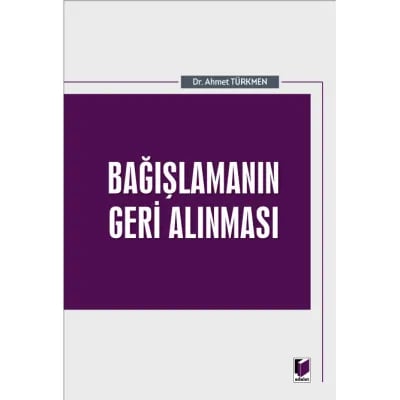 Bağışlamanın Geri Alınması