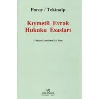 Kıymetli Evrak Hukuku Esasları
