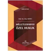 Milletlerarası Özel Hukuk (Ders Kitabı)