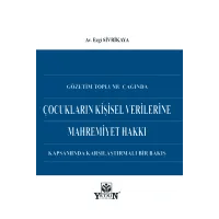 Çocukların Kişisel Verilerine Mahremiyet Hakkı