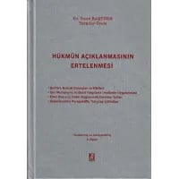 Hükmün Açıklanmasının Ertelenmesi