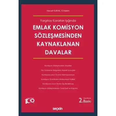 Emlak Komisyon Sözleşmesinden Kaynaklanan Davalar