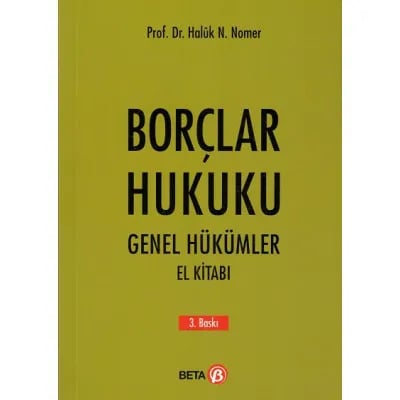 Borçlar Hukuku Genel Hükümler El Kitabı