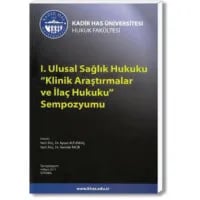 I. Ulusal Sağlık Hukuku