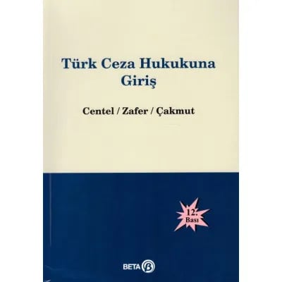 Türk Ceza Hukukuna Giriş