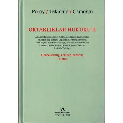 Ortaklıklar Hukuku - II