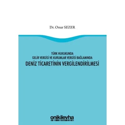 Deniz Ticaretinin Vergilendirilmesi