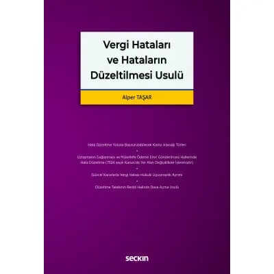 Vergi Hataları ve Hataların Düzeltilmesi Usulü