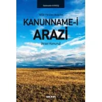 Kanunname–i Arazi (Arazi Kanunu)