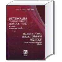 Hukuk Terimleri Sözlüğü (Fransızca-Türkçe)