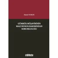 Gümrük Müşavirinin Mali Hukuk Bakımından Sorumluluğu