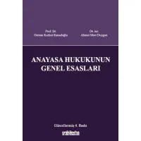 Anayasa Hukukunun Genel Esasları