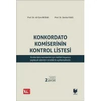 Konkordato Komiserinin Kontrol Listesi