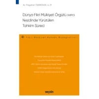 Dünya Fikri Mülkiyet Örgütü (WIPO) Nezdinde Yürütülen Tahkim Süreci