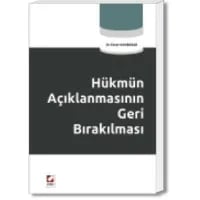 Hükmün Açıklanmasının Geri Bırakılması