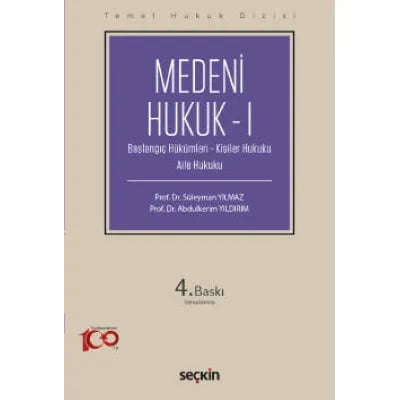 Medeni Hukuk – I