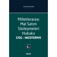Milletlerarası Mal Satım Sözleşmeleri Hukuku CISG – Incoterms