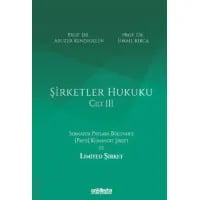 ŞİRKETLER HUKUKU CİLT 3