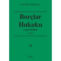 Borçlar Hukuku Genel Bölüm