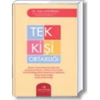 Tek Kişi Ortaklığı