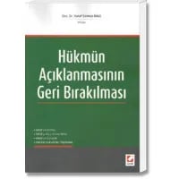 Hükmün Açıklanmasının Geri Bırakılması