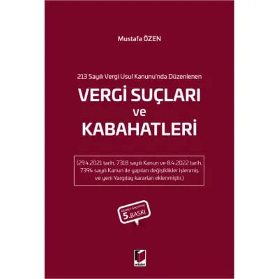 Vergi Suçları ve Kabahatleri