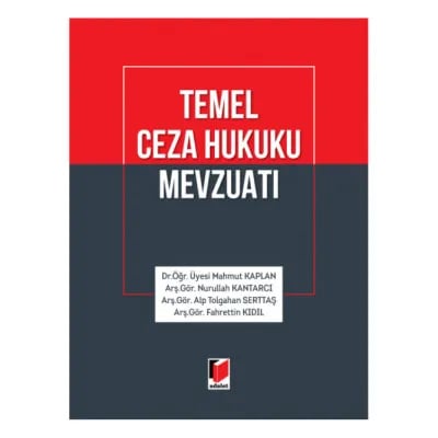 Temel Ceza Hukuku Mevzuatı