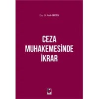 Ceza Muhakamesinde İkrar