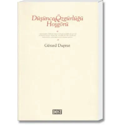 Düşünce Özgürlüğü ve Hoşgörü