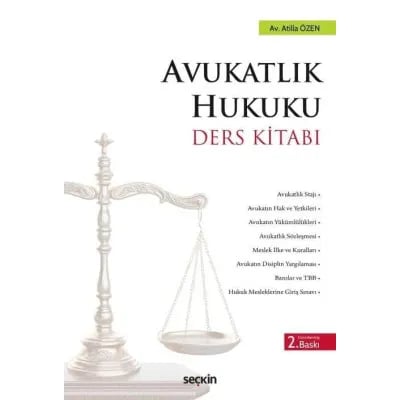Avukatlık Hukuku Ders Kitabı