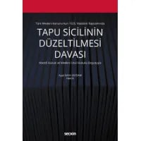 Tapu Sicilinin Düzeltilmesi Davası