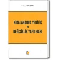 Kiralananda Yenilik ve Değişiklik Yapılması