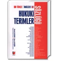 Hukuki Terimler Sözlüğü (Türkçe / İngilizce)