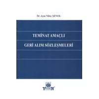 Teminat Amaçlı Geri Alım Sözleşmeleri