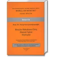 Borçlar Hukuku Genel Bölüm Cilt:I