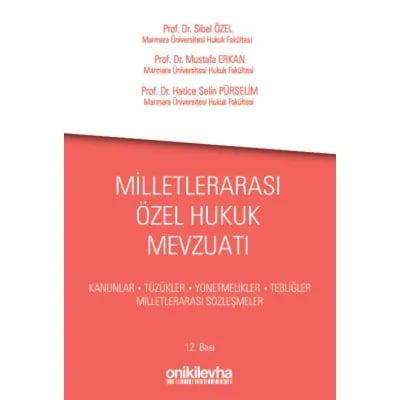 Milletlerarası Özel Hukuk Mevzuatı