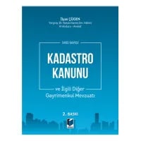 3402 sayılı Kadastro Kanunu ve İlgili Diğer Gayrimenkul Mevzuatı