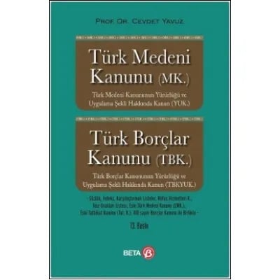 Türk Medeni Kanunu – Türk Borçlar Kanunu (TBK)
