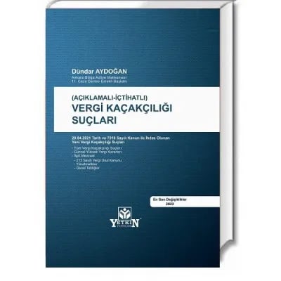 Vergi Kaçakçılığı Suçları