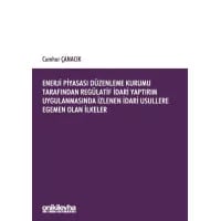Enerji Piyasası Düzenleme Kurumu Tarafından Regülatif İdari Yaptırım Uygulanmasında İzlenen İdari Usullere Egemen Olan İlkeler