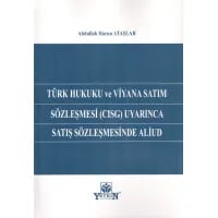 Türk Hukuku ve Viyana Satım Sözlşemesi (CISG)  Uyarınca Satış Sözleşmesinde Aliud